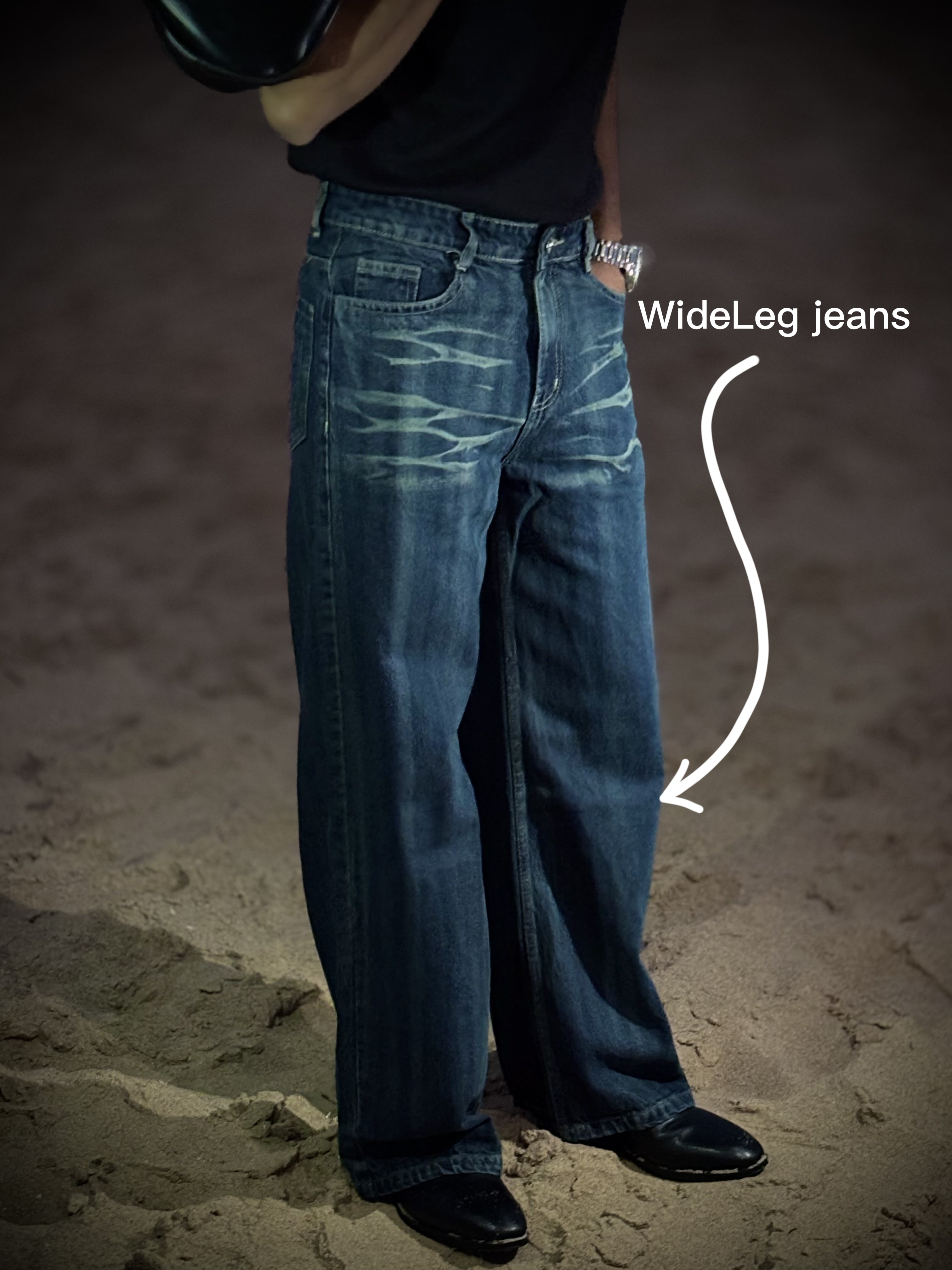 WIDE LEG JEANS