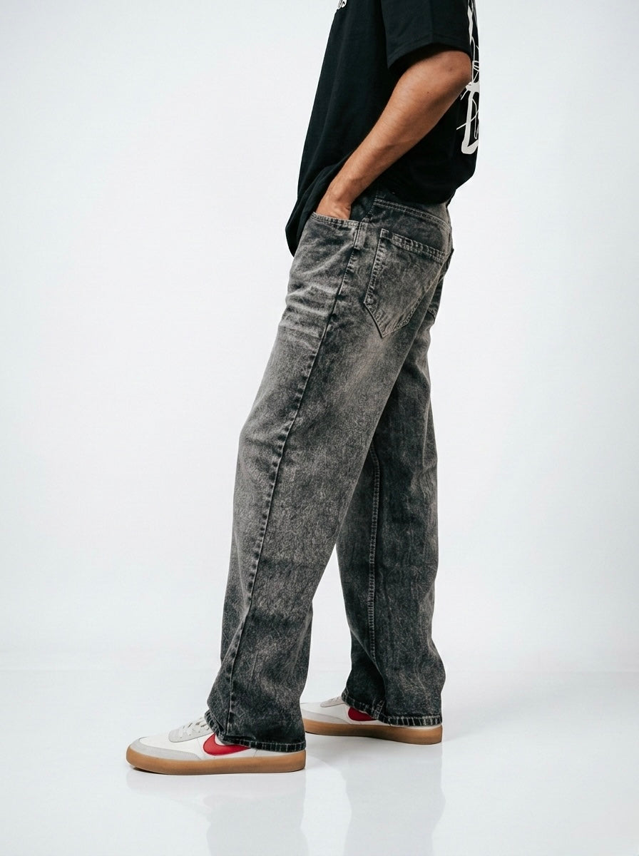 The "Stone Carbon" Straight Fit Jean
