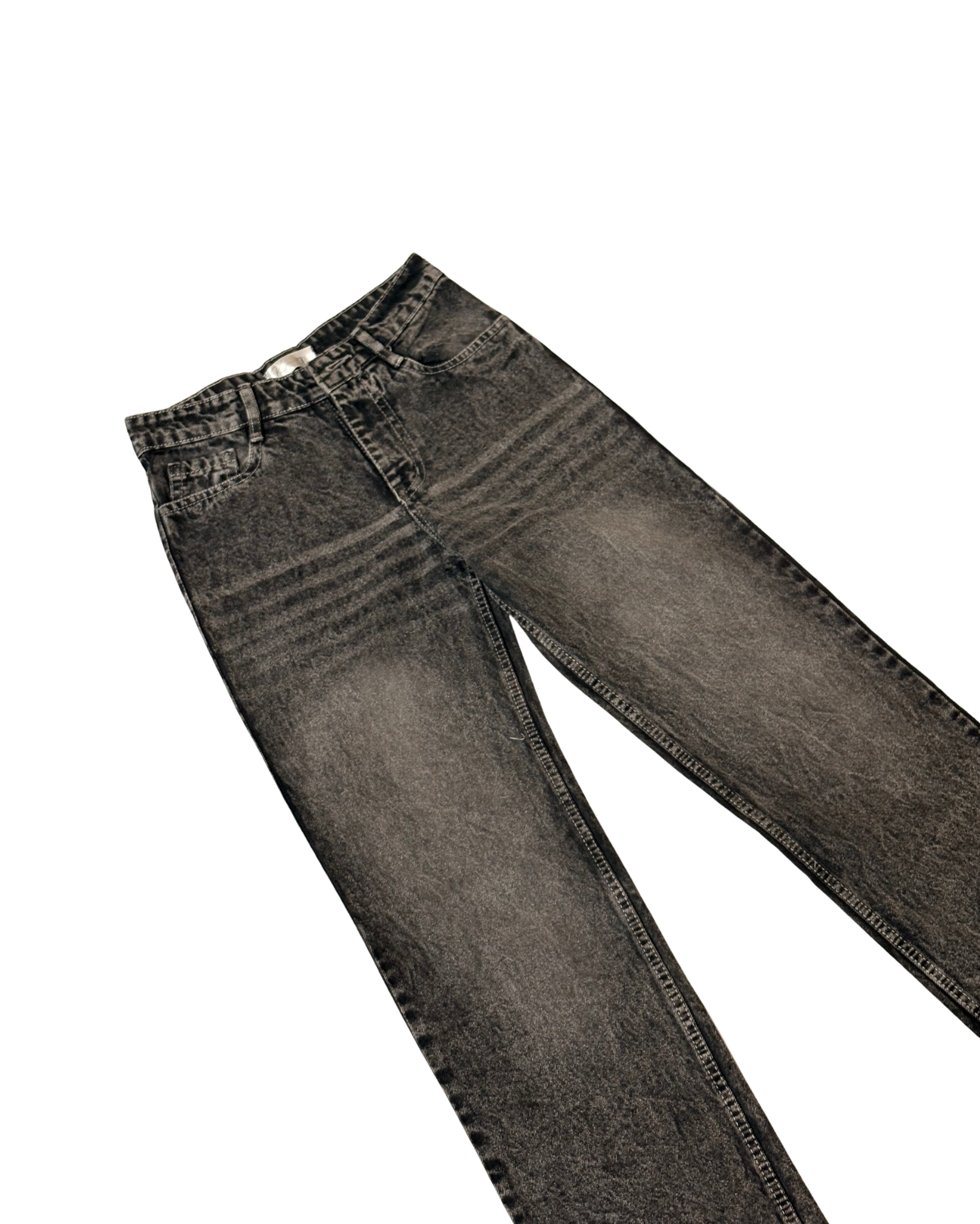 The "Stone Carbon" Straight Fit Jean