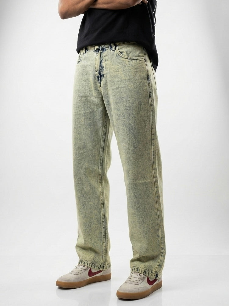 The "Desert Moss" Straight Fit Jean