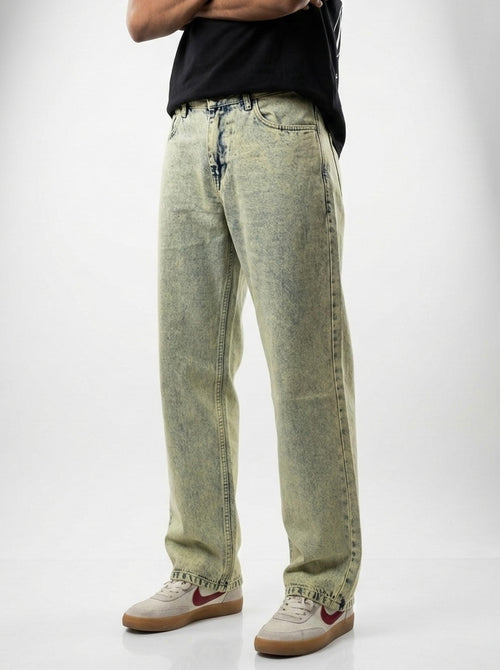 The "Desert Moss" Straight Fit Jean