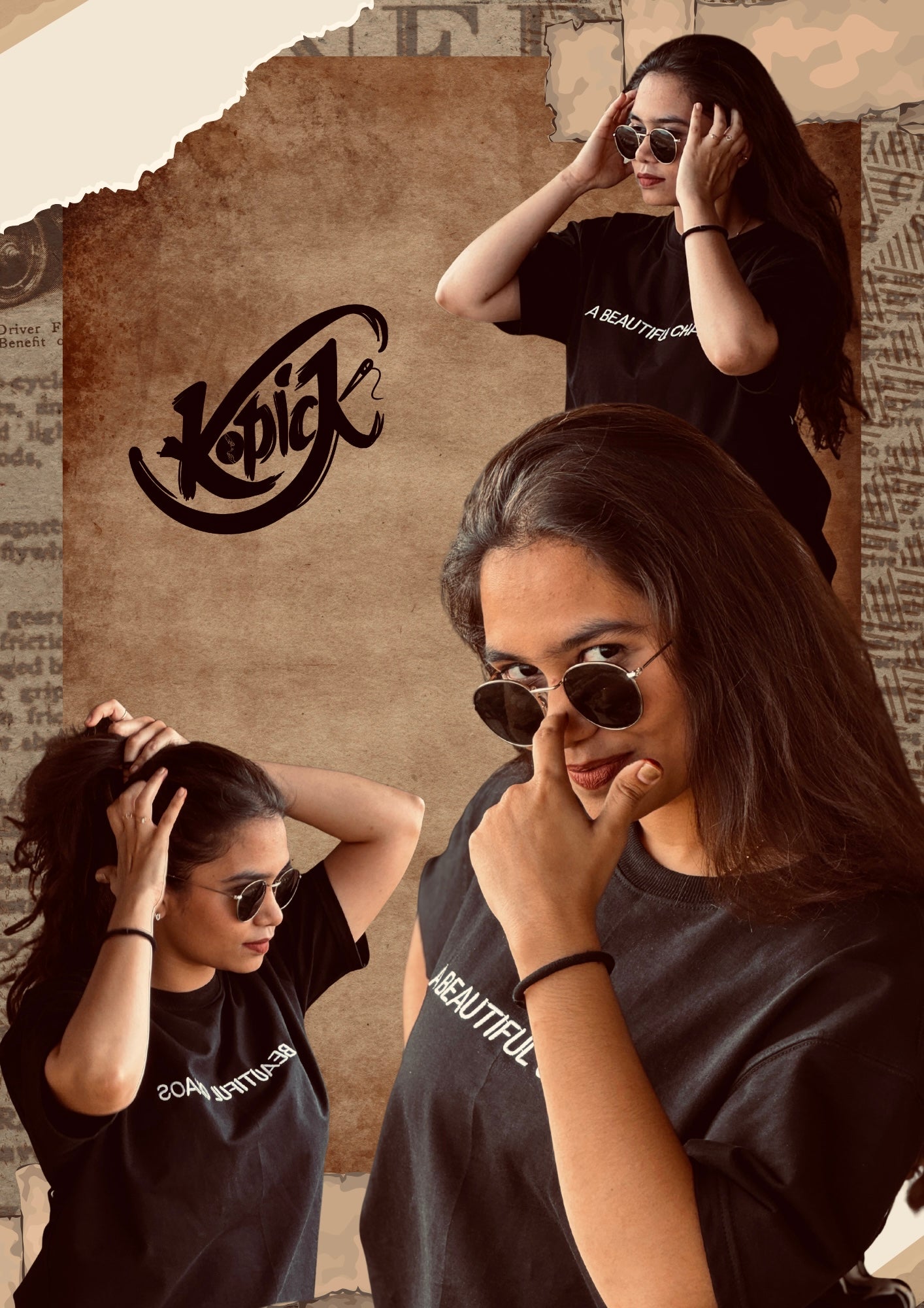 Black Oversized Boxy fit T-Shirt